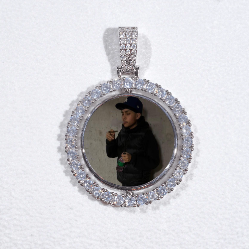 3D Spinning 2-Faced Custom Picture Pendant