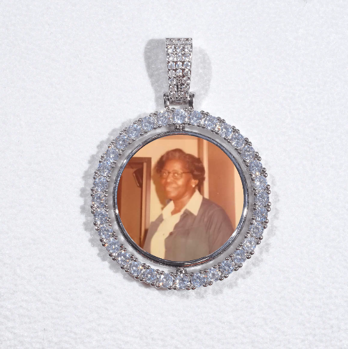 3D Spinning 2-Faced Custom Picture Pendant