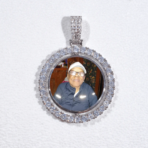 3D Spinning 2-Faced Custom Picture Pendant