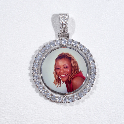 3D Spinning 2-Faced Custom Picture Pendant