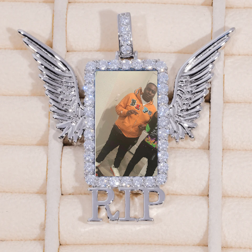 RIP WING 3D CUSTOM PICTURE PENDANT