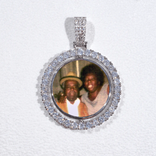 3D Spinning 2-Faced Custom Picture Pendant