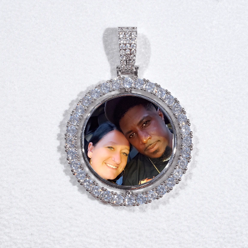 3D Spinning 2-Faced Custom Picture Pendant