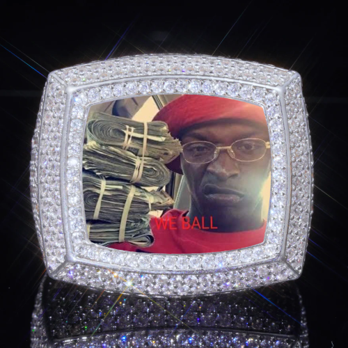 3D CUSTOM PICTURE ICED RING