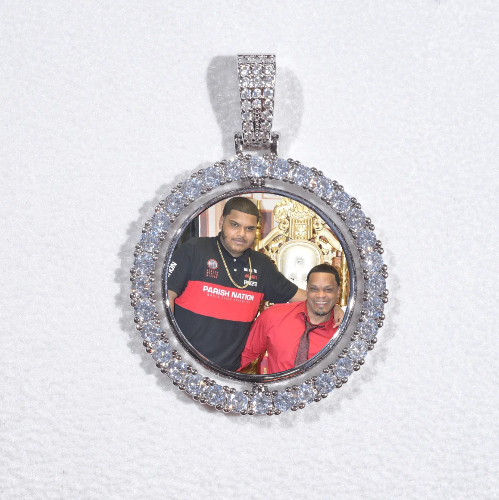 3D Spinning 2-Faced Custom Picture Pendant