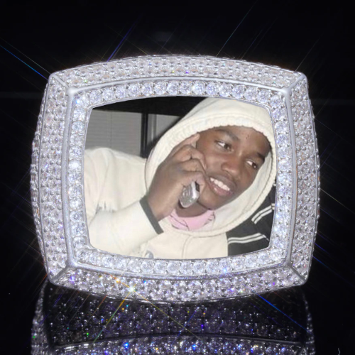 3D CUSTOM PICTURE ICED RING
