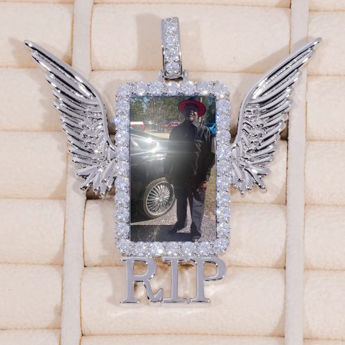 RIP WING 3D CUSTOM PICTURE PENDANT