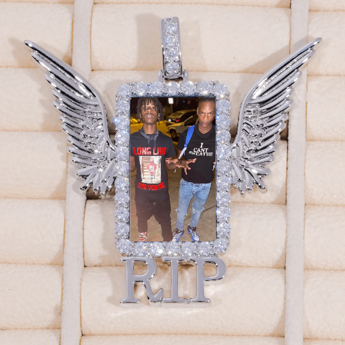 RIP WING 3D CUSTOM PICTURE PENDANT