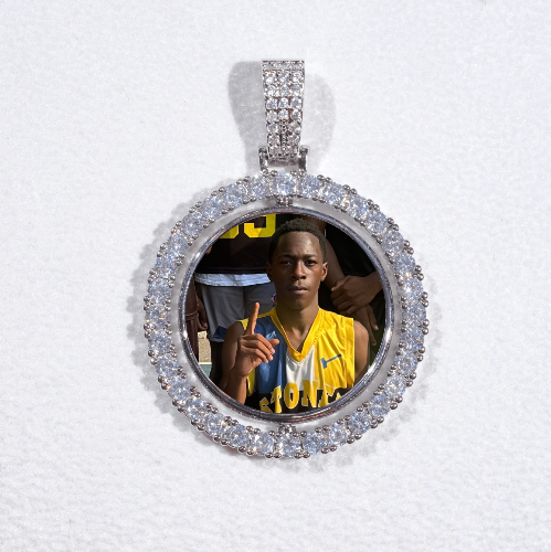 3D Spinning 2-Faced Custom Picture Pendant