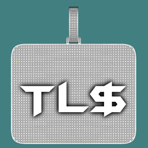 CUSTOM LETTER NECKLACE 3D BIG SQUARE