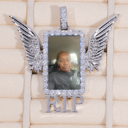 RIP WING 3D CUSTOM PICTURE PENDANT