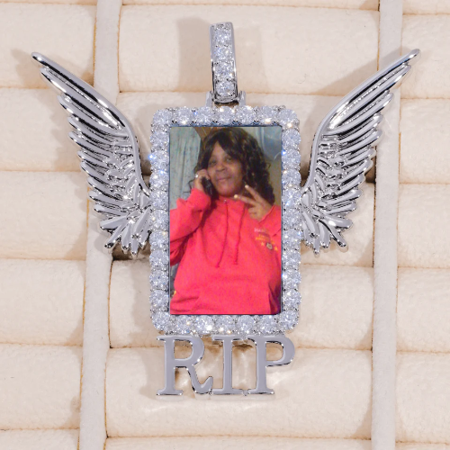 RIP WING 3D CUSTOM PICTURE PENDANT
