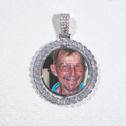 3D Spinning 2-Faced Custom Picture Pendant