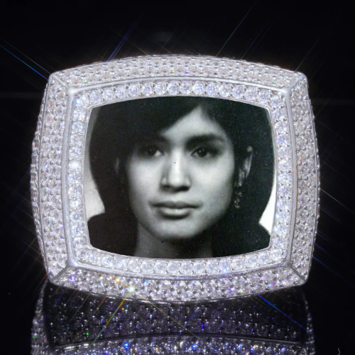 3D CUSTOM PICTURE ICED RING