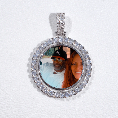 3D Spinning 2-Faced Custom Picture Pendant
