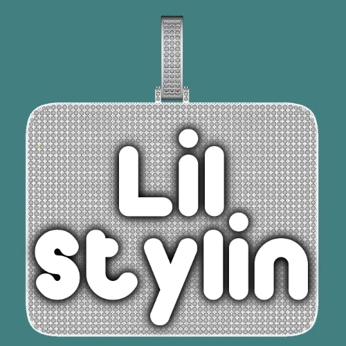 CUSTOM LETTER NECKLACE 3D BIG SQUARE
