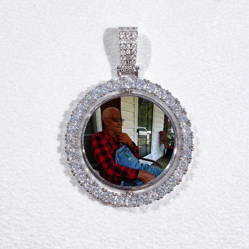 3D Spinning 2-Faced Custom Picture Pendant