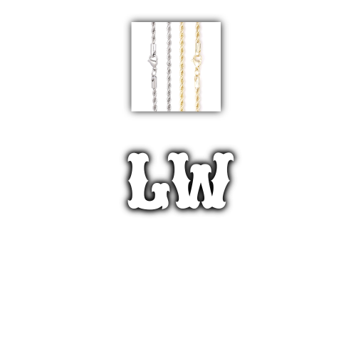 Custom Letters Freibeuter Font Necklace