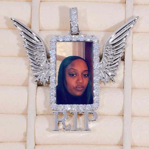 RIP WING 3D CUSTOM PICTURE PENDANT