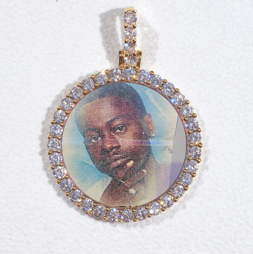 3D CIRCLE CUSTOM PICTURE PENDANT SMALL SIZE