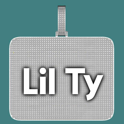 CUSTOM LETTER NECKLACE 3D BIG SQUARE
