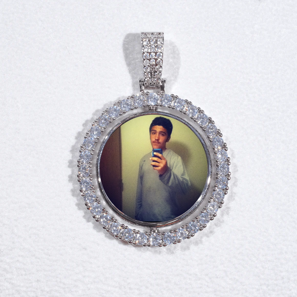 3D Spinning 2-Faced Custom Picture Pendant