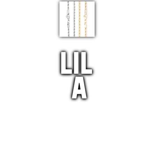 Custom Letters Baguette Two Layer Necklace