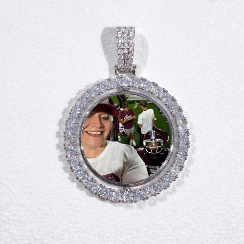 3D Spinning 2-Faced Custom Picture Pendant