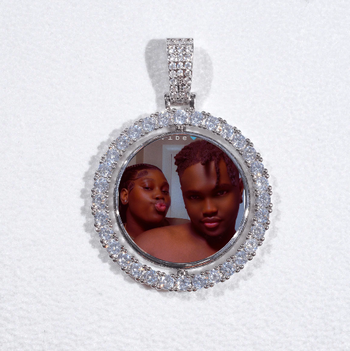 3D Spinning 2-Faced Custom Picture Pendant
