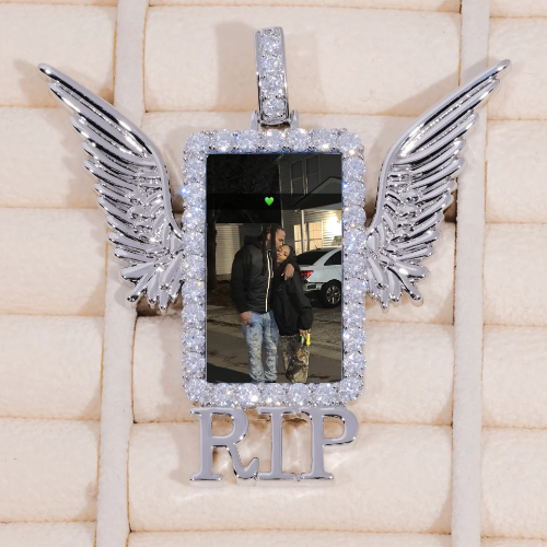 RIP WING 3D CUSTOM PICTURE PENDANT