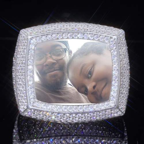 3D CUSTOM PICTURE ICED RING