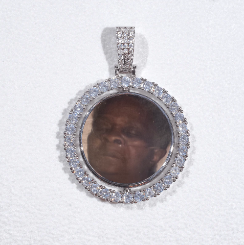 3D Spinning 2-Faced Custom Picture Pendant