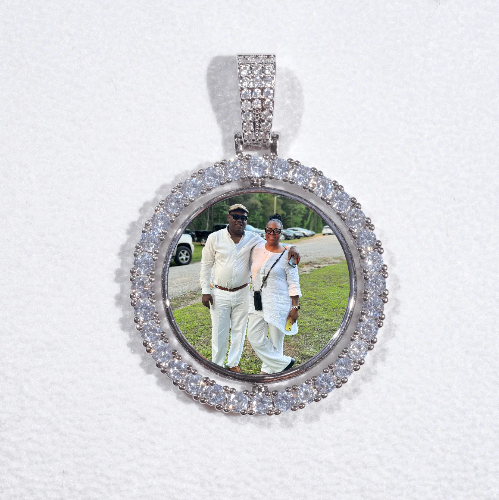 3D Spinning 2-Faced Custom Picture Pendant
