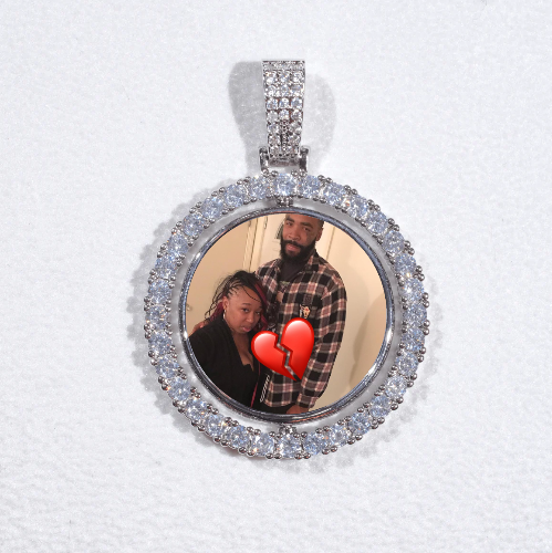 3D Spinning 2-Faced Custom Picture Pendant