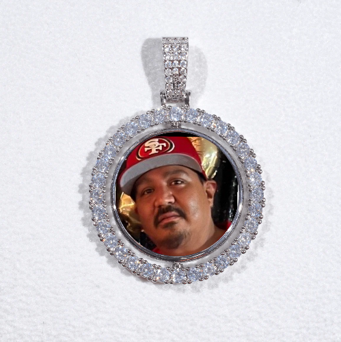 3D Spinning 2-Faced Custom Picture Pendant