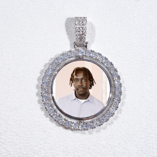 3D Spinning 2-Faced Custom Picture Pendant
