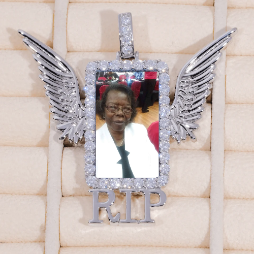 RIP WING 3D CUSTOM PICTURE PENDANT