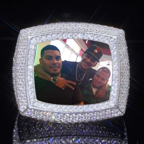 3D CUSTOM PICTURE ICED RING