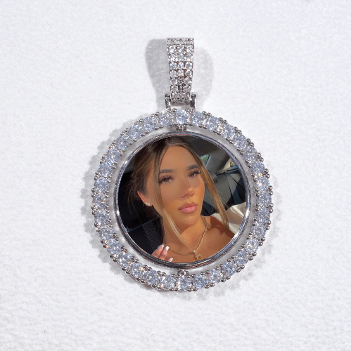3D Spinning 2-Faced Custom Picture Pendant