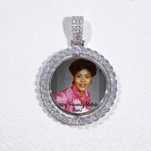 3D Spinning 2-Faced Custom Picture Pendant