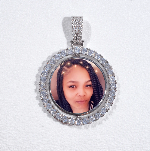 3D Spinning 2-Faced Custom Picture Pendant