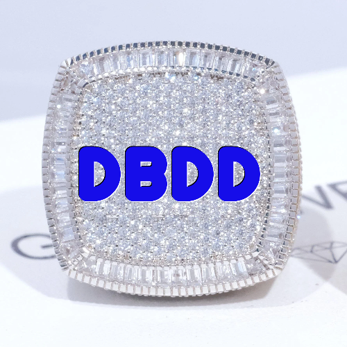 CUSTOM LETTER 3D ICED RING