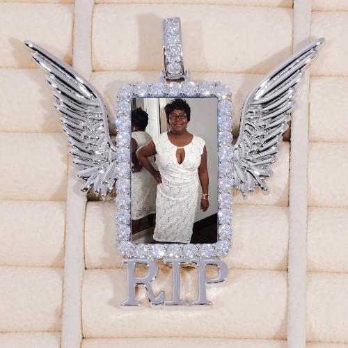 RIP WING 3D CUSTOM PICTURE PENDANT