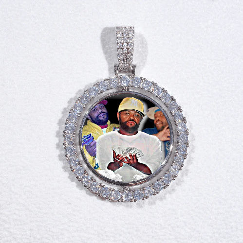 3D Spinning 2-Faced Custom Picture Pendant