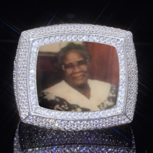 3D CUSTOM PICTURE ICED RING