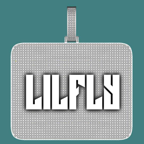 CUSTOM LETTER NECKLACE 3D BIG SQUARE