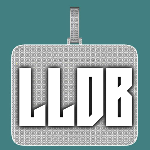 CUSTOM LETTER NECKLACE 3D BIG SQUARE