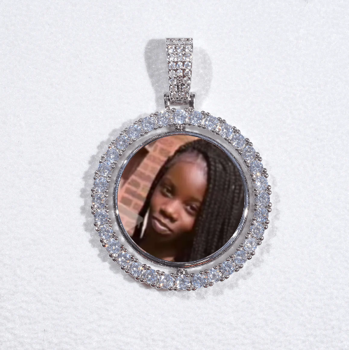 3D Spinning 2-Faced Custom Picture Pendant