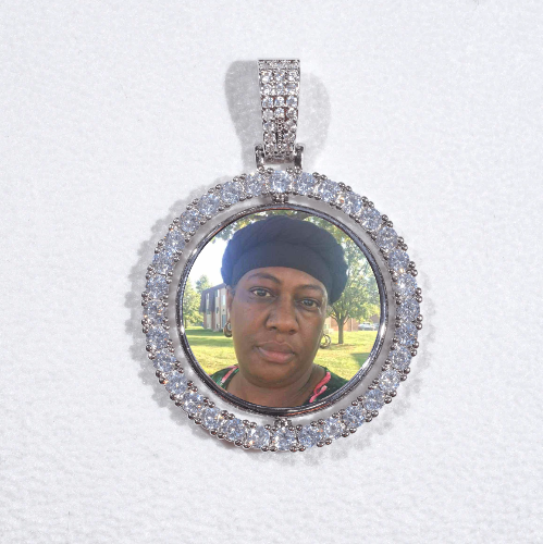 3D Spinning 2-Faced Custom Picture Pendant