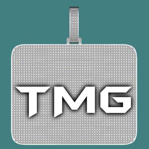 CUSTOM LETTER NECKLACE 3D BIG SQUARE